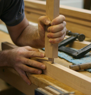 Fitting a tenon to its mortisePicture