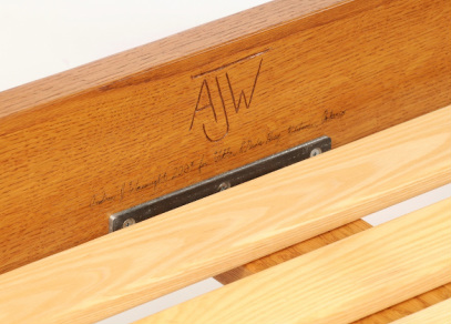 Signature on bed
