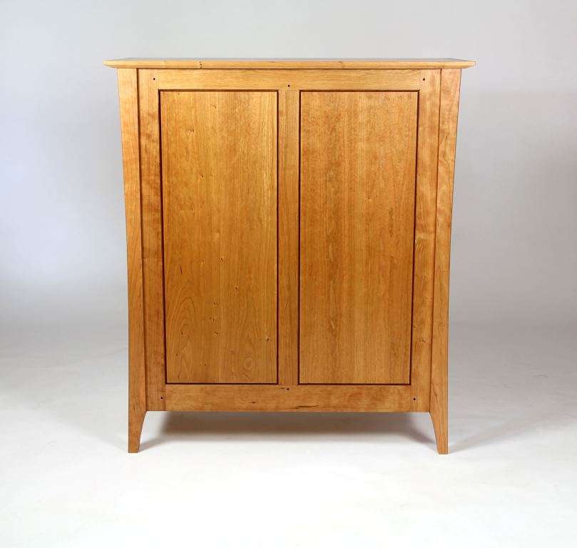 back of the tall cherry dresser, AJW Fine Woodwork